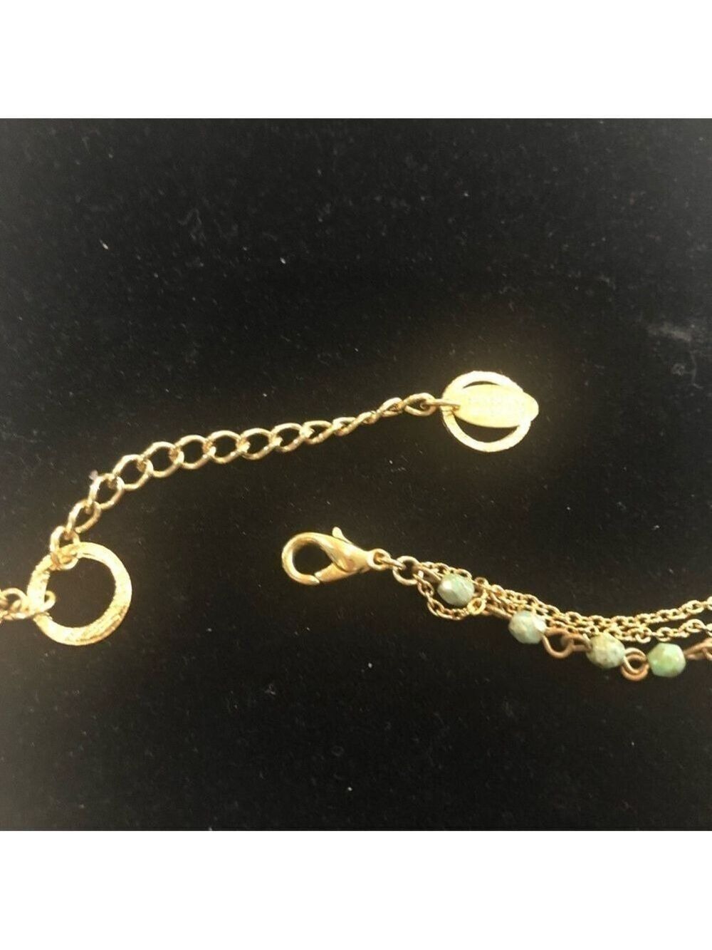 Gold Multi-Layered Star Pendant Necklace - Picture 7 of 7